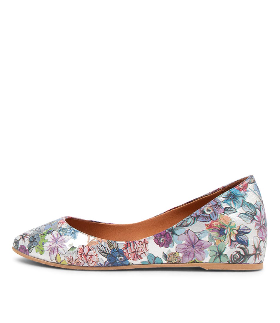 Floral ballet flats cheap