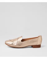 Tilony Champagne Leather Loafers
