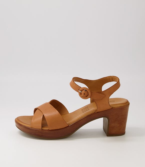 Baha2 Tan Leather Sandals