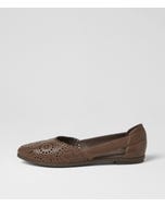 Loama Mocca Leather Ballet Flats