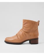 Gardin Cafe Waxy Leather Ankle Boots