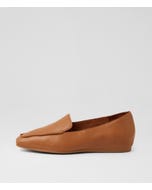 Kirrer Tan Leather Flat Shoes