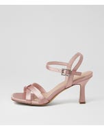Triste Rose Satin Sandals