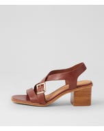 Acola Walnut Natural Leather Sandals