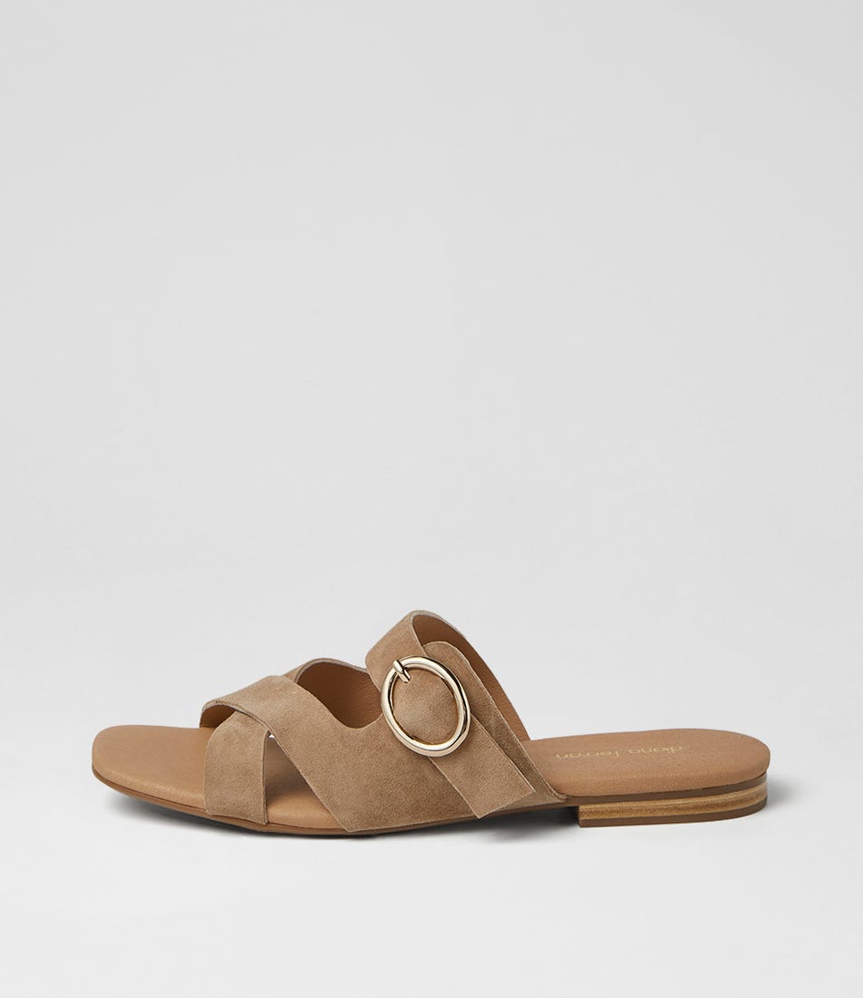 Alluse Oak Suede Sandals