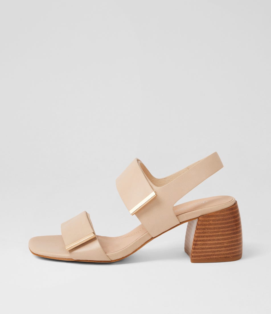 Bama Almond Leather Sandals