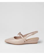 Pasmae Nude Leather Heels