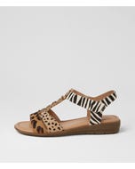 Ferraro 2 Leopard Multi Sandals