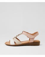Frankie2 White Multi Sandals