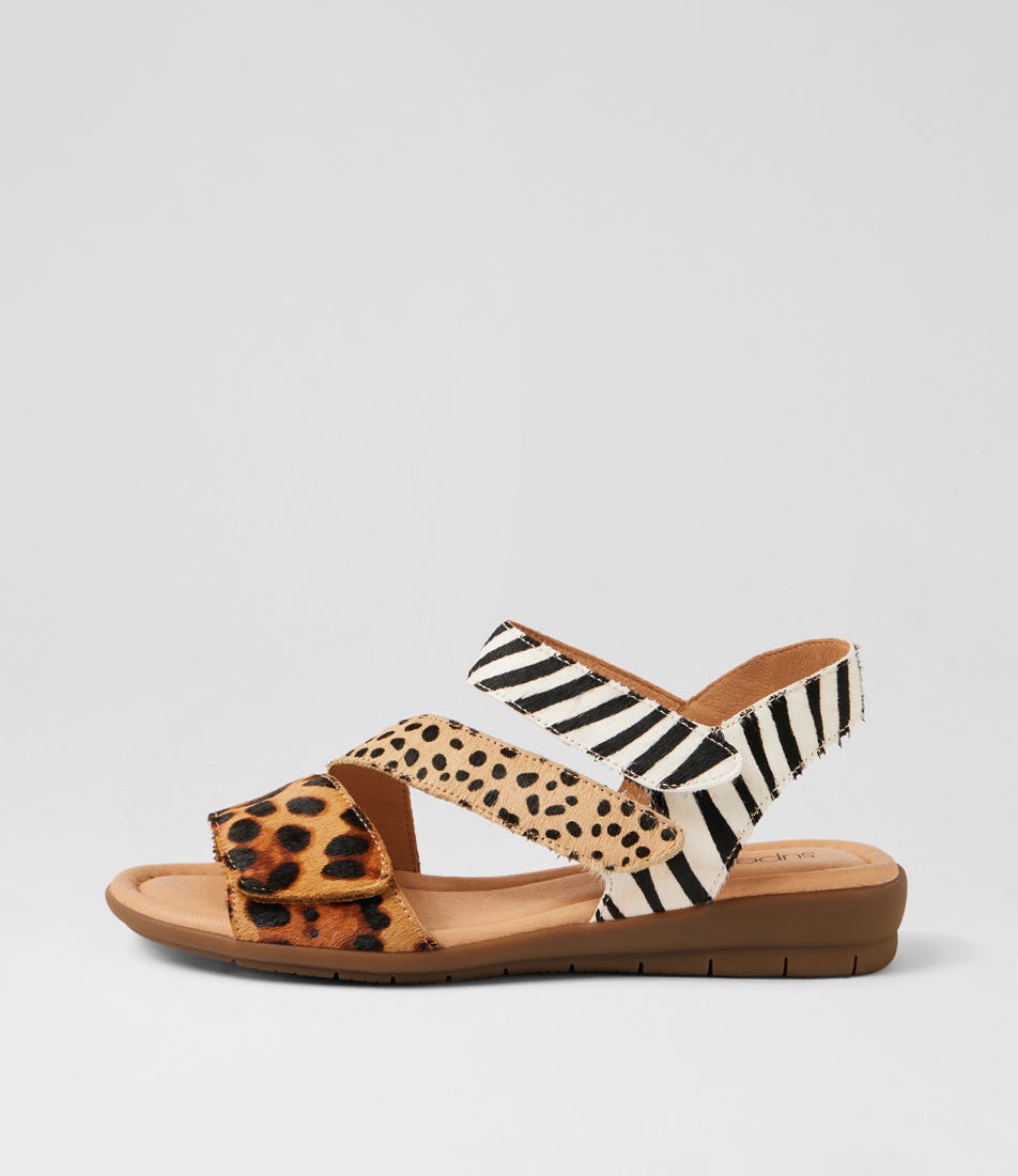 Fast Leopard Multi Sandals