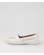 Wandies White Multi Leather Loafers