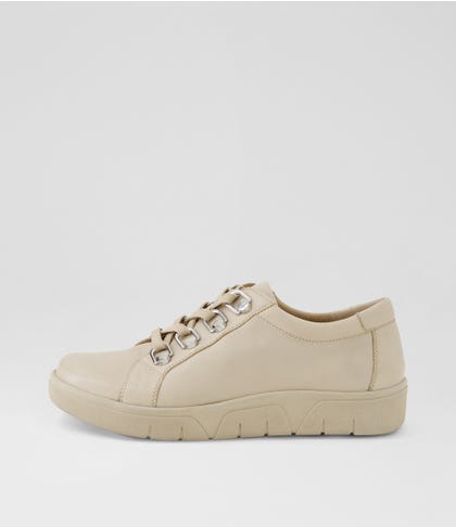 Theas D Almond Leather Sneakers