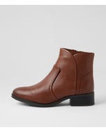 Eleanors Tan Leather Ankle Boots