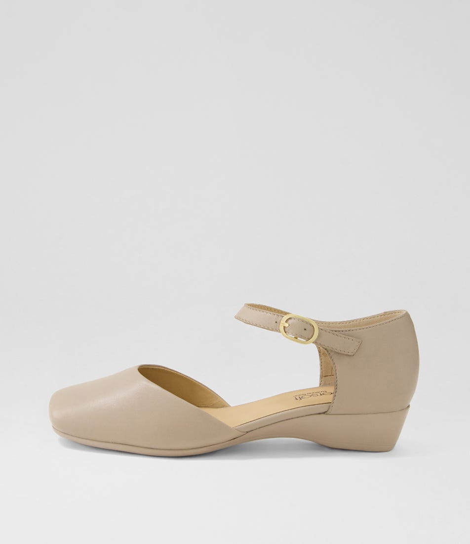 Remeai Stone Leather Mary Jane Heels