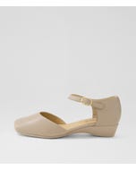 Remeai Stone Leather Mary Jane Heels