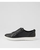 Lottiea Black Leather Sneakers