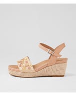 Celeste Dark Nude Multi Sandals