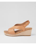 Chris Dark Tan Leather Sandals