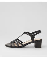 Cortiez Black Leather Sandals