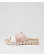 Aspan White Multi Sandals
