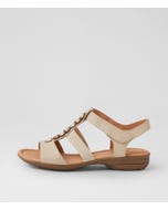 Baccio Almond Metallic Multi Sandals