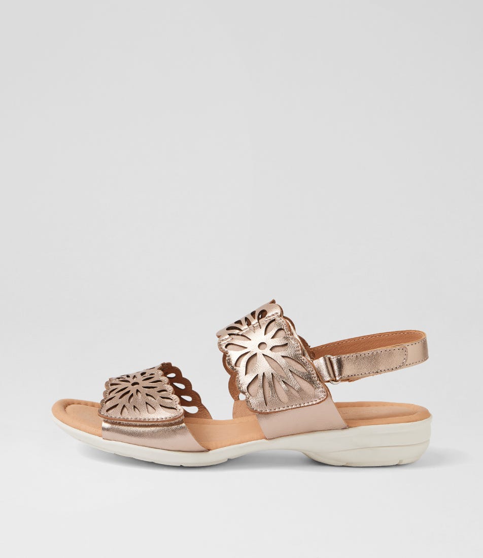 Beckhams Platino Leather Sandals