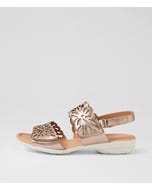 Beckhams Platino Leather Sandals