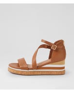 Bodhis Dark Tan Leather Sandals