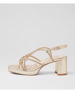 Faiyee Platinum Leather Sandals