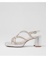 Faiyee Silver Leather Sandals