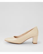 Jassine Almond Leather Heels