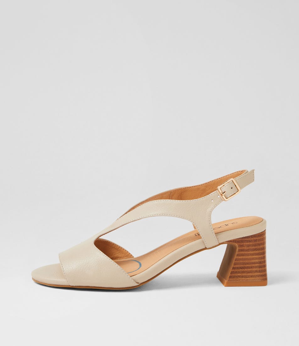 Jessia Almond Leather Sandals