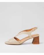 Jessia Almond Leather Sandals