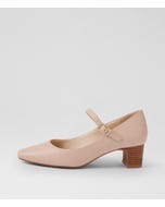 Kennidy Dark Nude Leather Heels