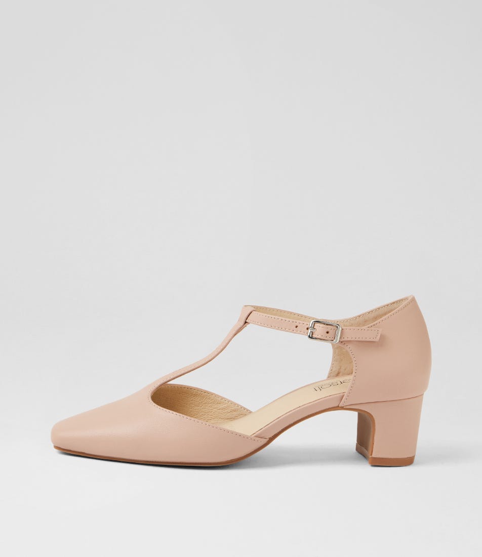 Kians Nude Covered Leather Heels