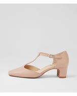 Kians Nude Covered Leather Heels