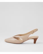 Liliosa Oatmilk Leather Heels