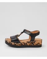 Parine Black Multi Sandals