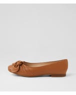 Ulrich D Dark Tan Leather Flat Shoes