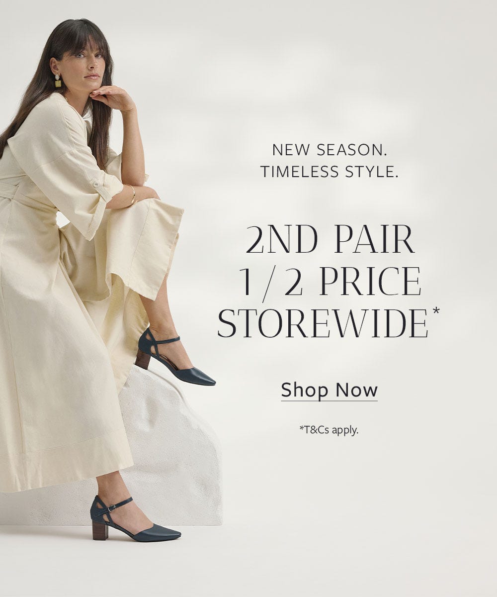 Second Pair Half Price | Shop Now