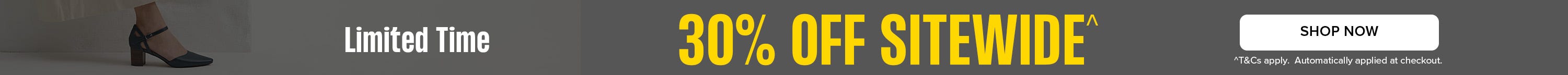30% OFF SITEWIDE | SHOP NOW
